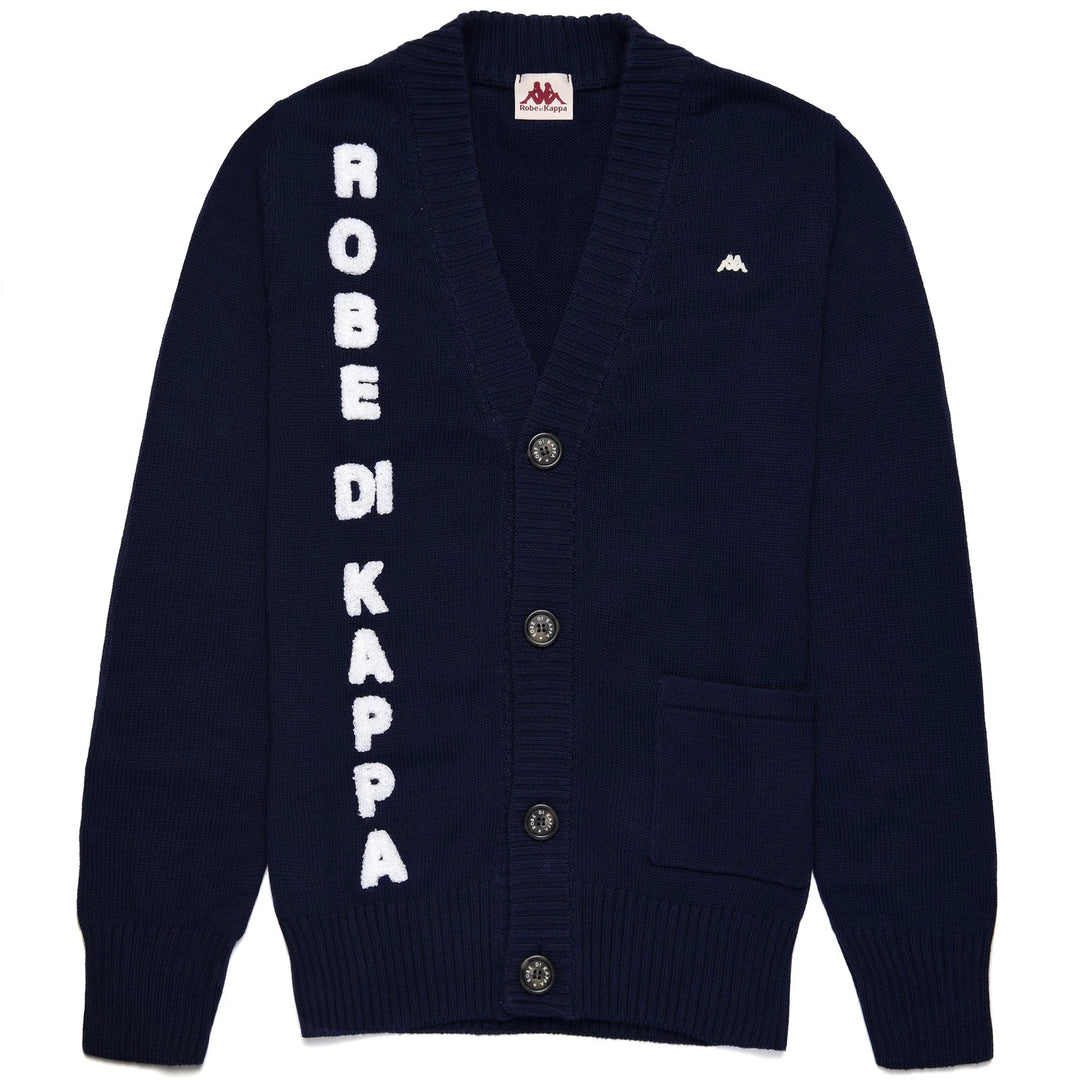 ROBE GIOVANI MARCUS KNITWEAR BLUE MARINE WHITE MASTICE