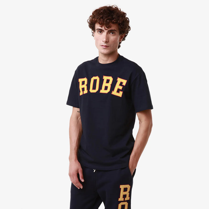 ROBE GIOVANI BUEL T-SHIRT BLUE MARINE YELLOW