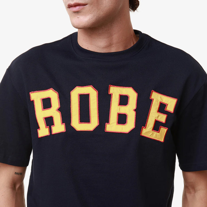 ROBE GIOVANI BUEL T-SHIRT BLUE MARINE YELLOW