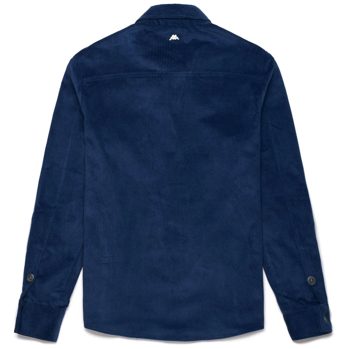 ROBE GIOVANI ELGAFAR OVERSHIRT BLUE MARINE