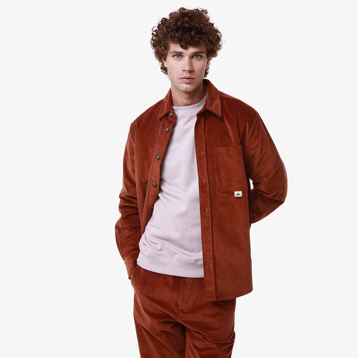 ROBE GIOVANI ELGAFAR OVERSHIRT BLUE MARINE