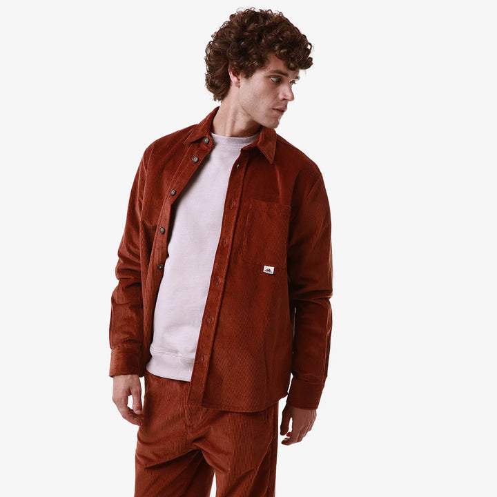 ROBE GIOVANI ELGAFAR OVERSHIRT BLUE MARINE