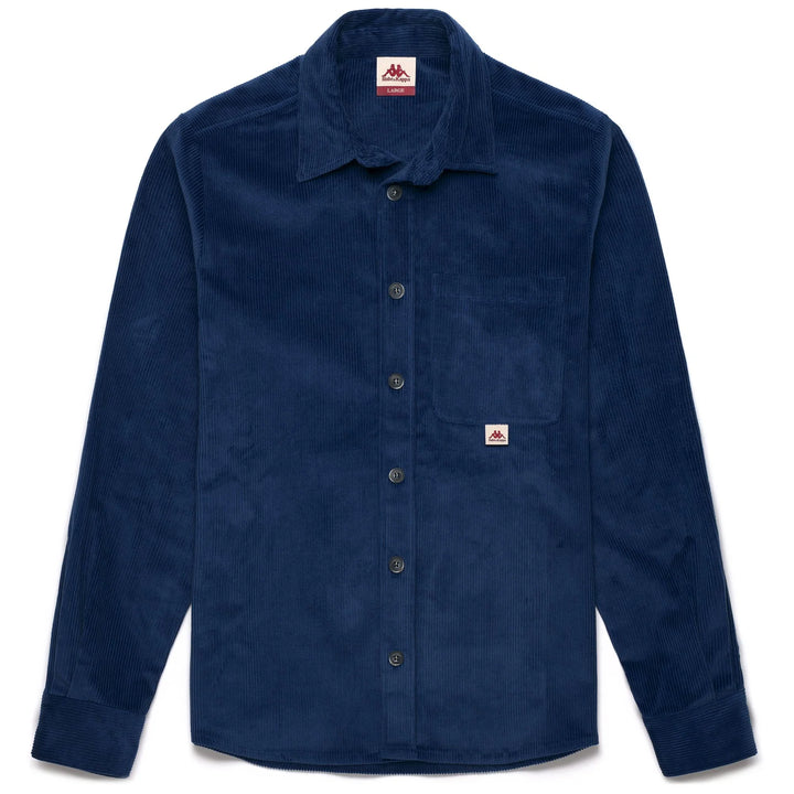 ROBE GIOVANI ELGAFAR OVERSHIRT BLUE MARINE