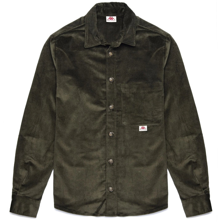 ROBE GIOVANI ELGAFAR OVERSHIRT GREEN MILITARY