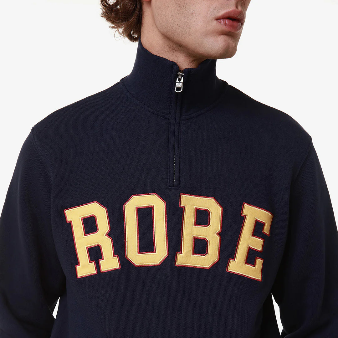 ROBE GIOVANI SAIPH FLEECE BLUE MARINE YELLOW