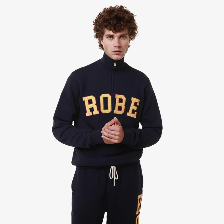 ROBE GIOVANI SAIPH FLEECE BLUE MARINE YELLOW