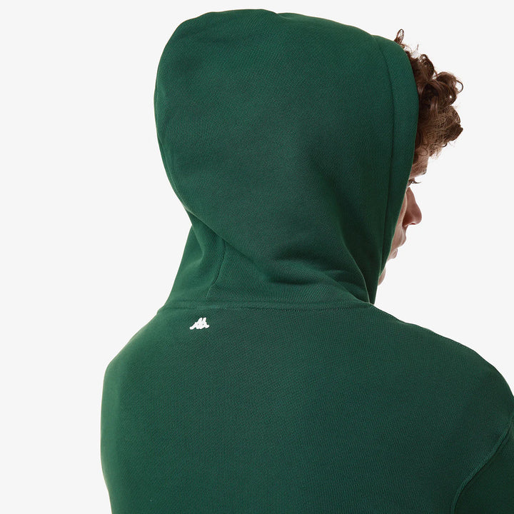 ROBE GIOVANI MALBUM FLEECE GREEN DK ORANGE