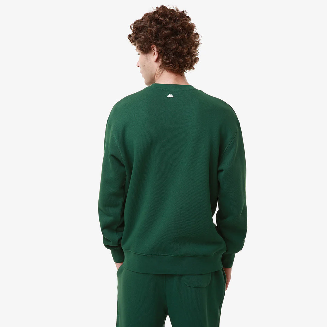 ROBE GIOVANI STAFEL FLEECE GREEN DK ORANGE