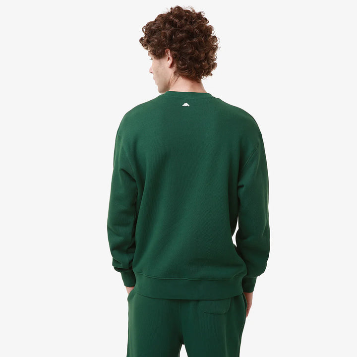 ROBE GIOVANI STAFEL FLEECE GREEN DK ORANGE