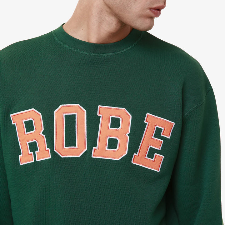 ROBE GIOVANI STAFEL FLEECE GREEN DK ORANGE