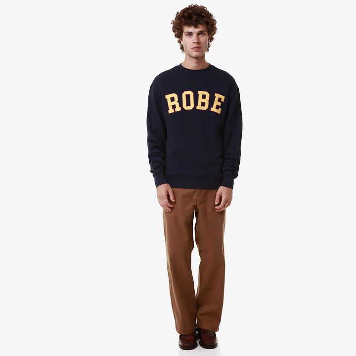 ROBE GIOVANI STAFEL FLEECE BLUE MARINE YELLOW