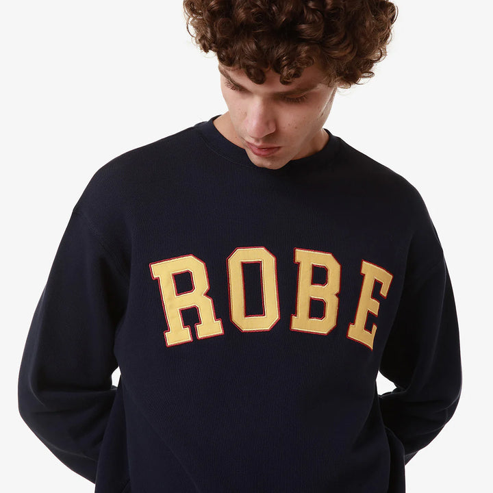 ROBE GIOVANI STAFEL FLEECE BLUE MARINE YELLOW