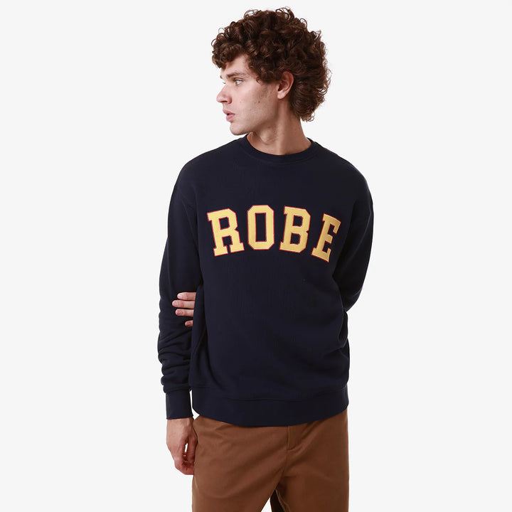 ROBE GIOVANI STAFEL FLEECE BLUE MARINE YELLOW