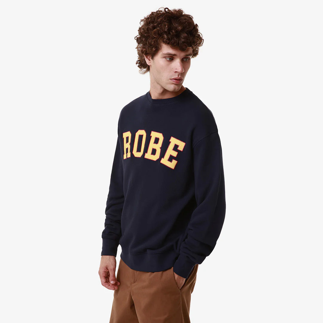 ROBE GIOVANI STAFEL FLEECE BLUE MARINE YELLOW