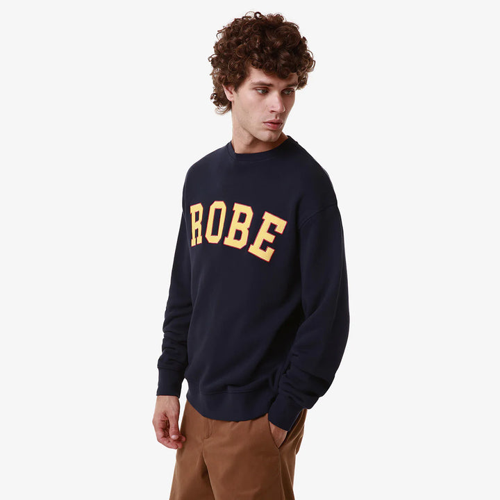 ROBE GIOVANI STAFEL FLEECE BLUE MARINE YELLOW