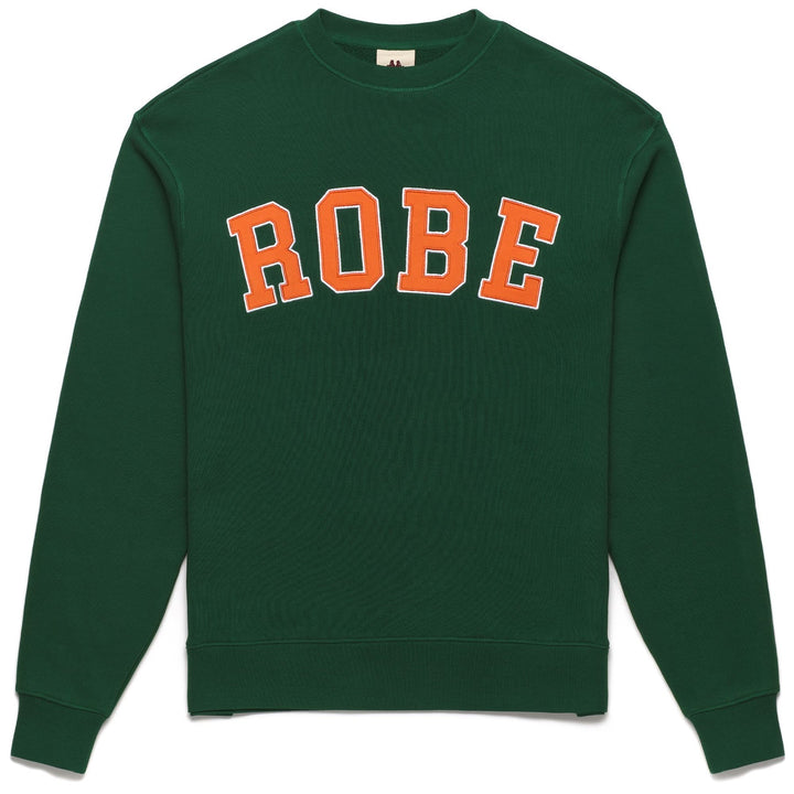 ROBE GIOVANI STAFEL FLEECE GREEN DK ORANGE