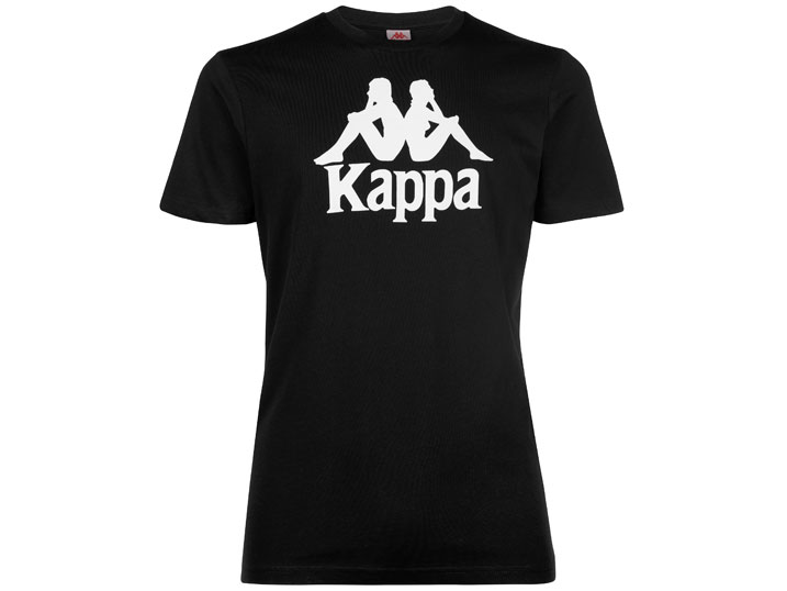 Kappa T-shirt Authentic Estessi Slim Black/White  303LRZ0-907