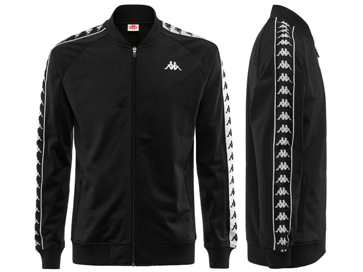 Trainingsjack Bomber Black - Kappa - Robe Kappa Tot 30% korting op hoodies, polo's trainingsjacks en -broeken